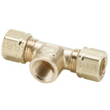 Tube to Female Pipe - Branch Tee - Brass Compression Fittings, High Pressure